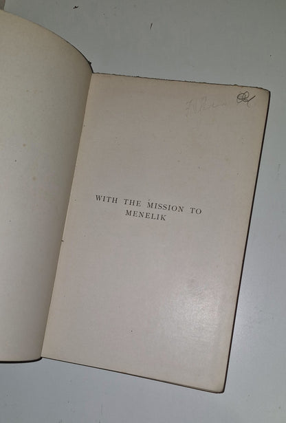 1898 With the Mission to Menelik Count Gleichen 1st Edition. 7