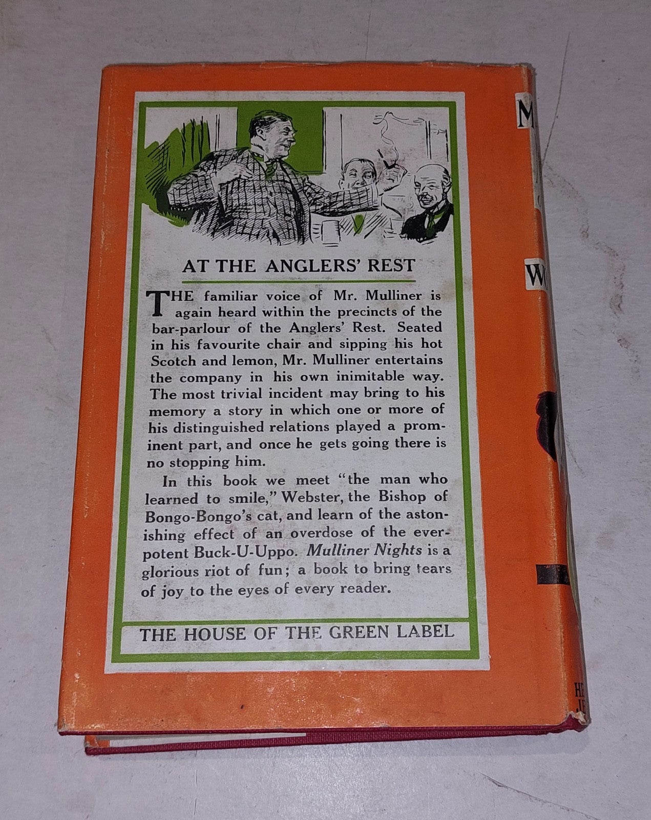 P G  Wodehouse - Mulliner Nights 1st Ed / 5th Printing Hb Book With Dustjacket2