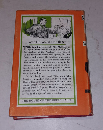 P G  Wodehouse - Mulliner Nights 1st Ed / 5th Printing Hb Book With Dustjacket2