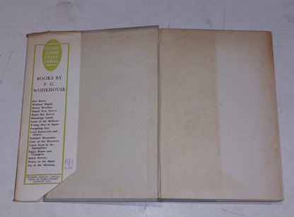 PG Wodehouse, Money In The Bank [Herbert Jenkins] 1st Ed / 1st Printing With DJ6