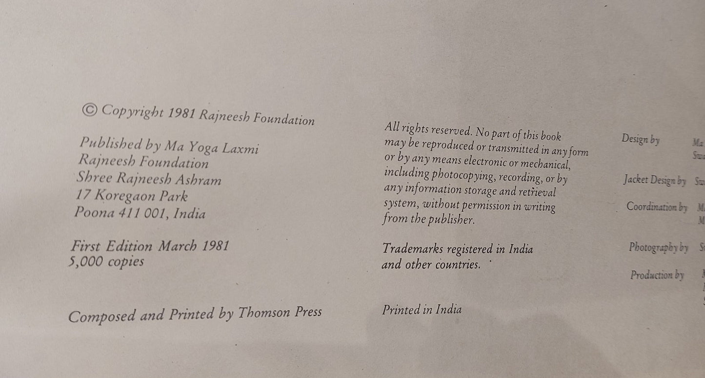 Believing the Impossible Before Breakfast by Osho Bhagwan Shree Rajneesh 1st Ed.6
