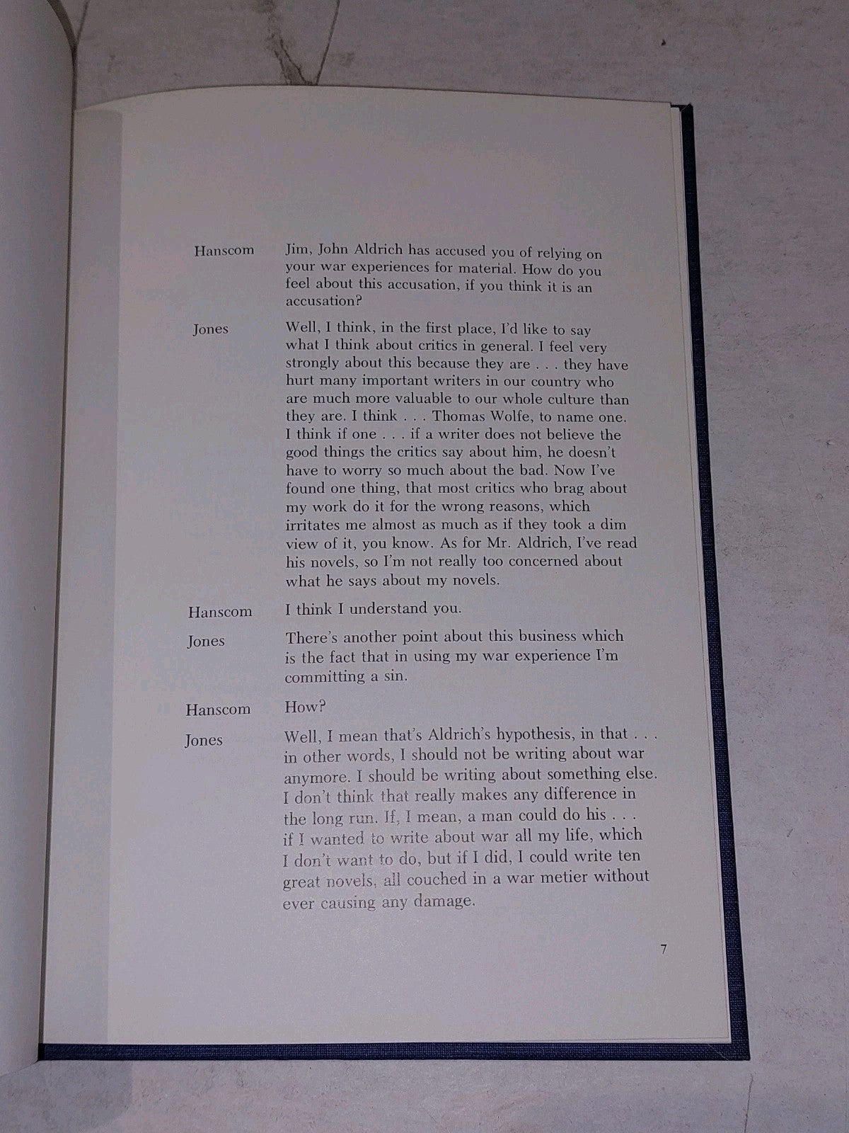 James Jones, A Checklist By John R Hopkins. Hardback 1974. 4