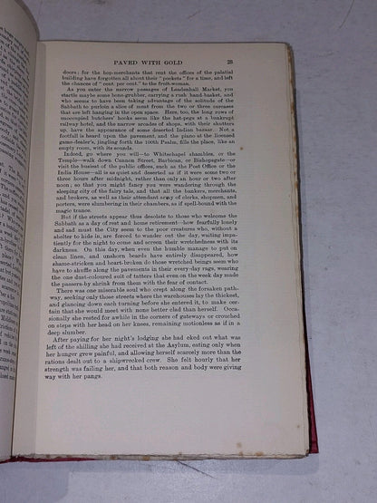 Augustus Mayhew. Paved with Gold.  romance and reality, streets Of London. 18994