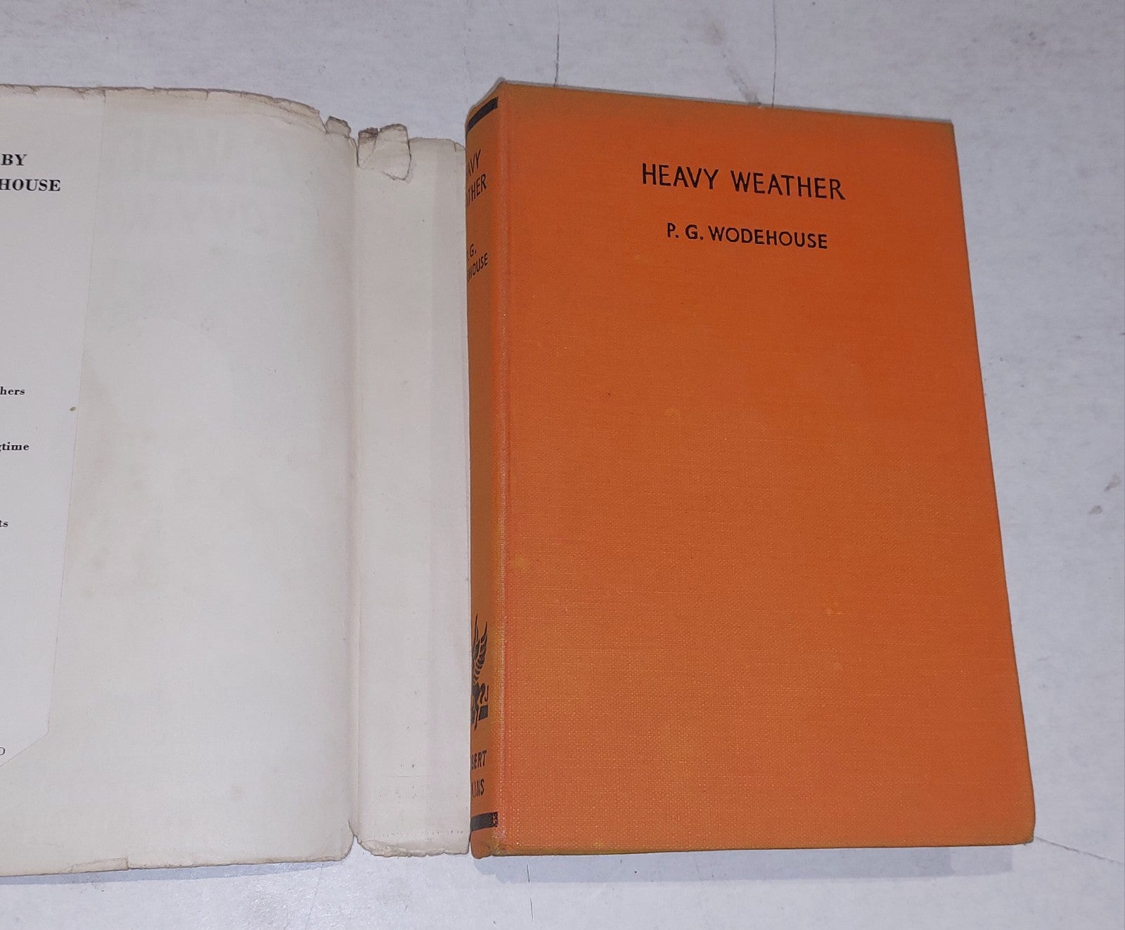 P G Wodehouse, Heavy Weather 1933 1st Ed / 9th Impression Hb Book & Dustjacket5