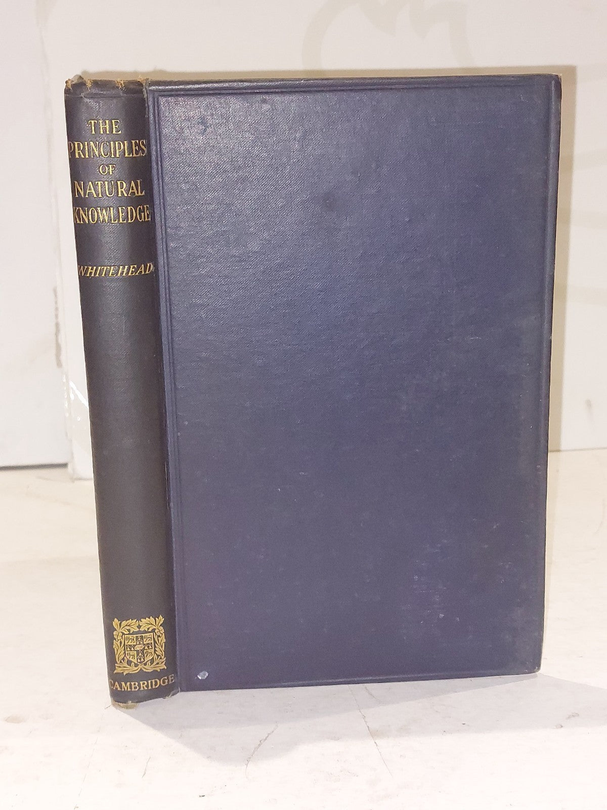 ENQUIRY CONCERNING PRINCIPLES OF NATURAL KNOWLEDGE by A. N. Whitehead 1st, 19190