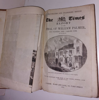 TRIAL OF WILLIAM PALMER, WARD & LOCK, Times Report. 1856, 1st Ed. HB Illustrated7