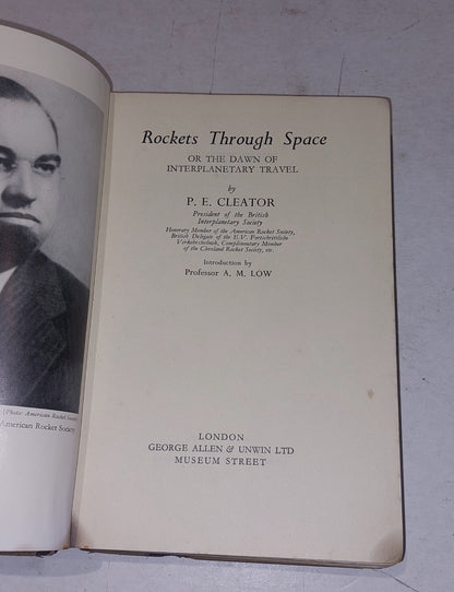 Rockets Through Space by P. E. Cleator (1936) 1st Edition UK HB Book5