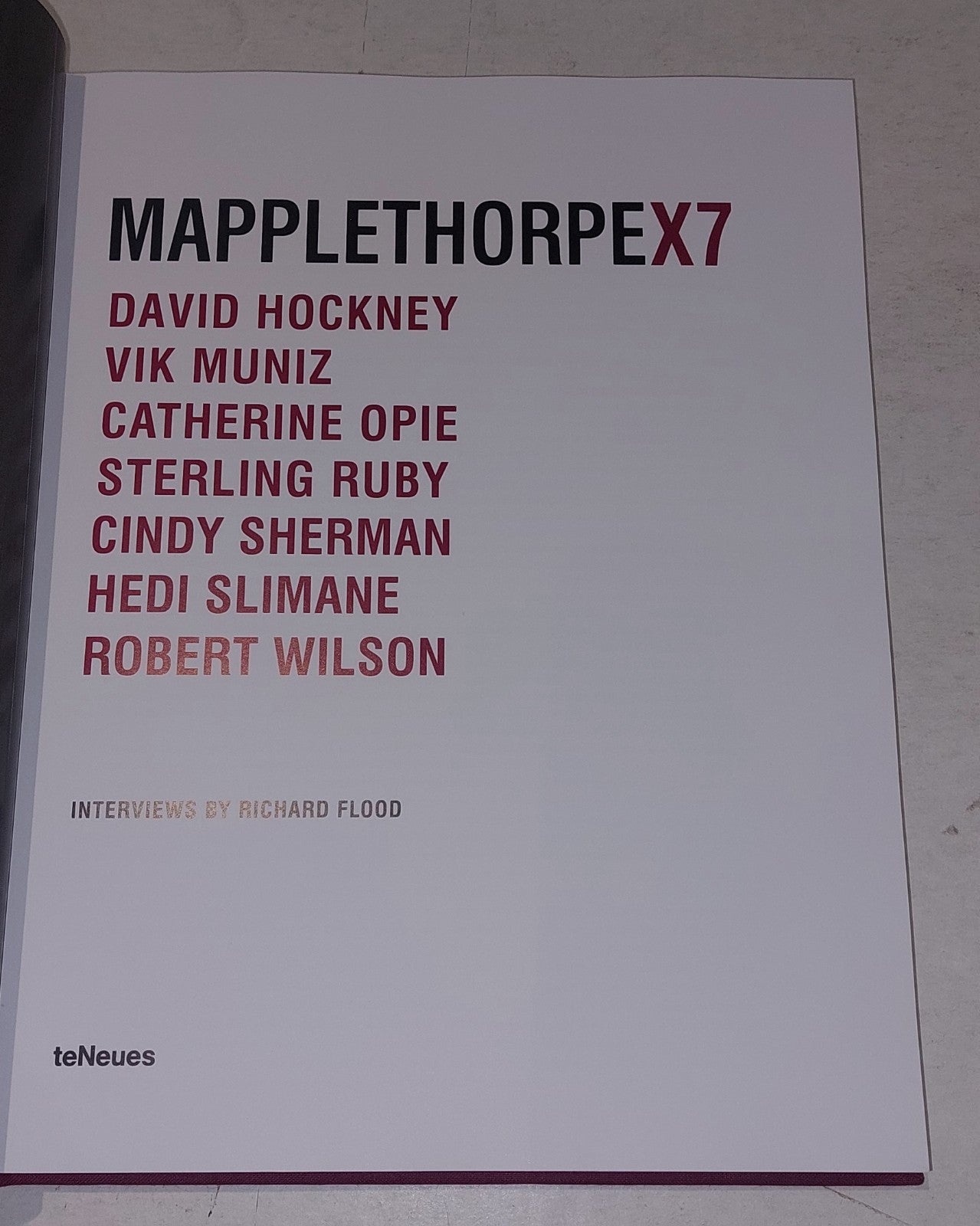 Mapplethorpe x 7 by Richard Flood (2011) Hb Book MX72