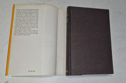 Love and Orgasm by Alexander Lowen HC Dust Jacket (1966) Staple Press Hb Book3