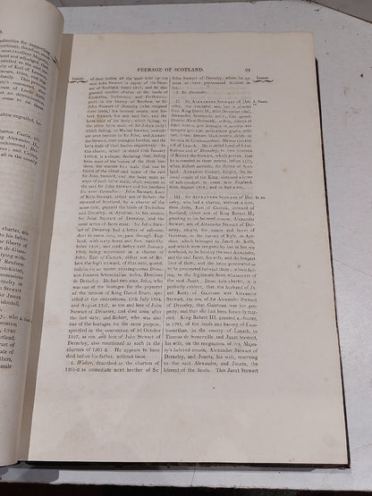 Peerage of Scotland by John Wood (1813) [Vol. 1 & 2] 2nd Ed Hb Antiquarian Books8