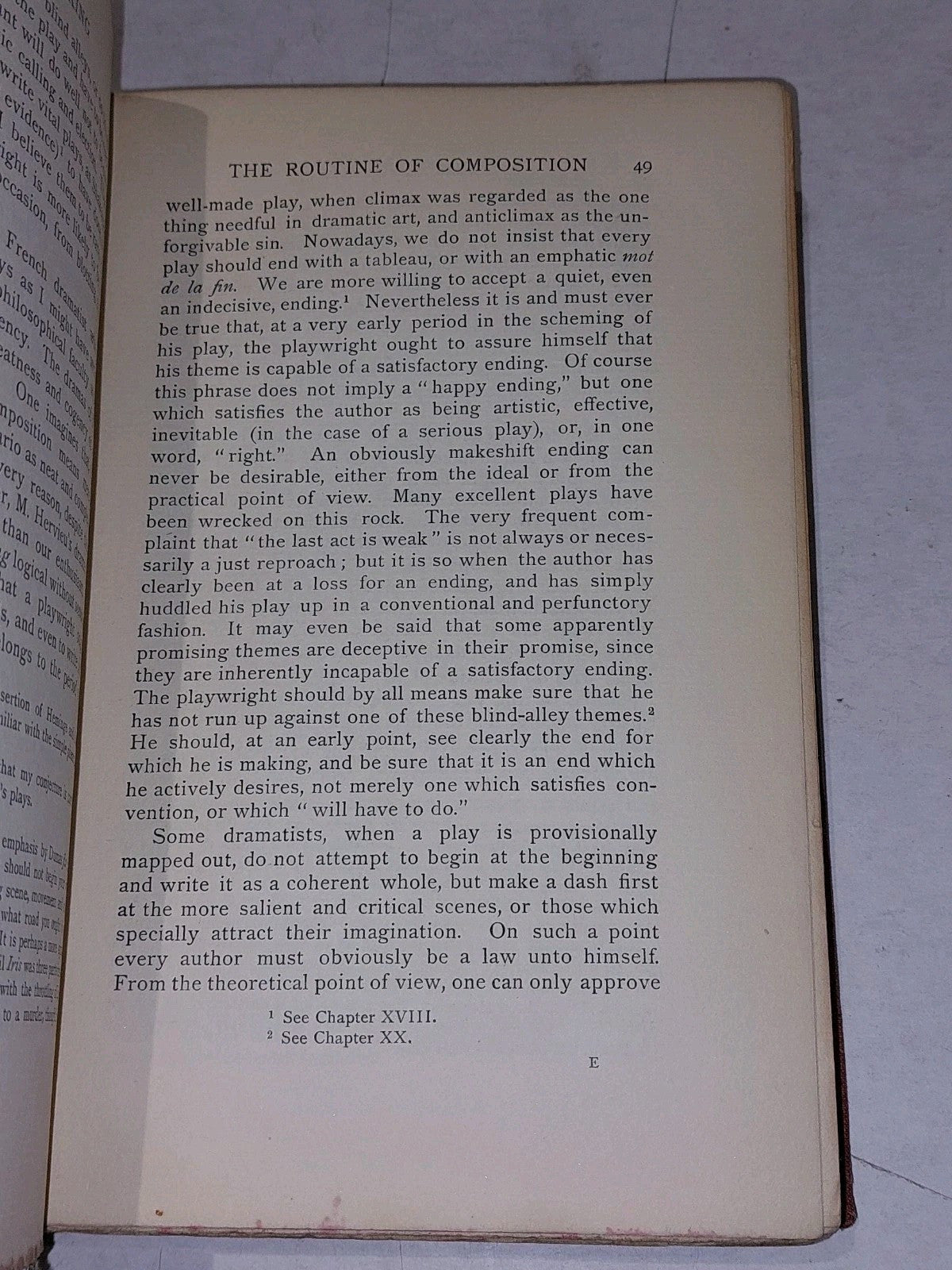 1912  PlayMaking by William Archer  Manual of Craftsmanship HB4