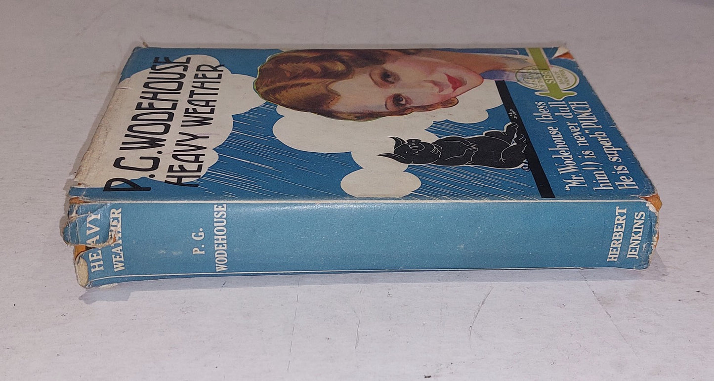 P G Wodehouse, Heavy Weather 1933 1st Ed / 9th Impression Hb Book & Dustjacket1