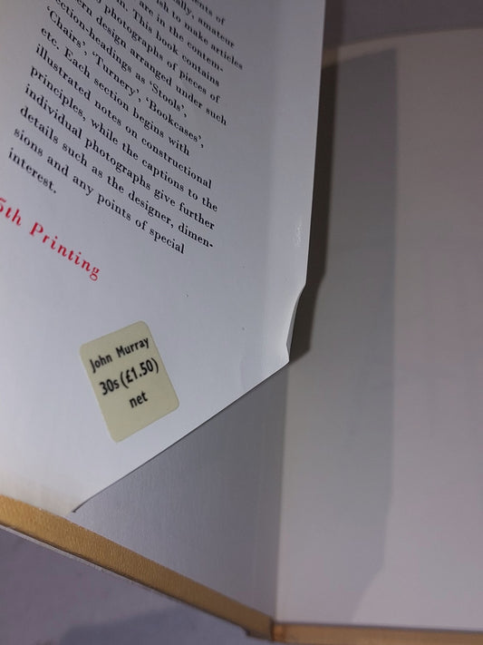 Contemporary Design in Woodwork Volume 13 By S H Glenister, Hb Books With Dj1