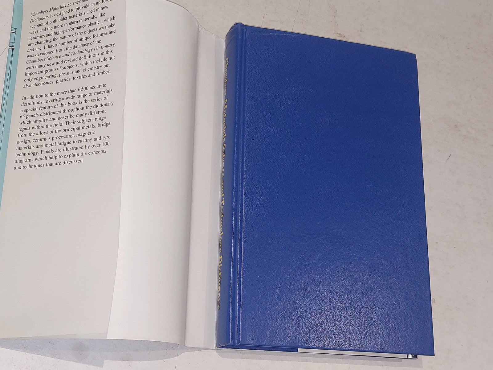 Chambers Materials Science & Technology Dictionary, Peter Walker (1993) Hb Book2