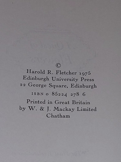 A Quest for Flowers by H.R. Fletcher. 1st.edition, (1975) Hb Book5