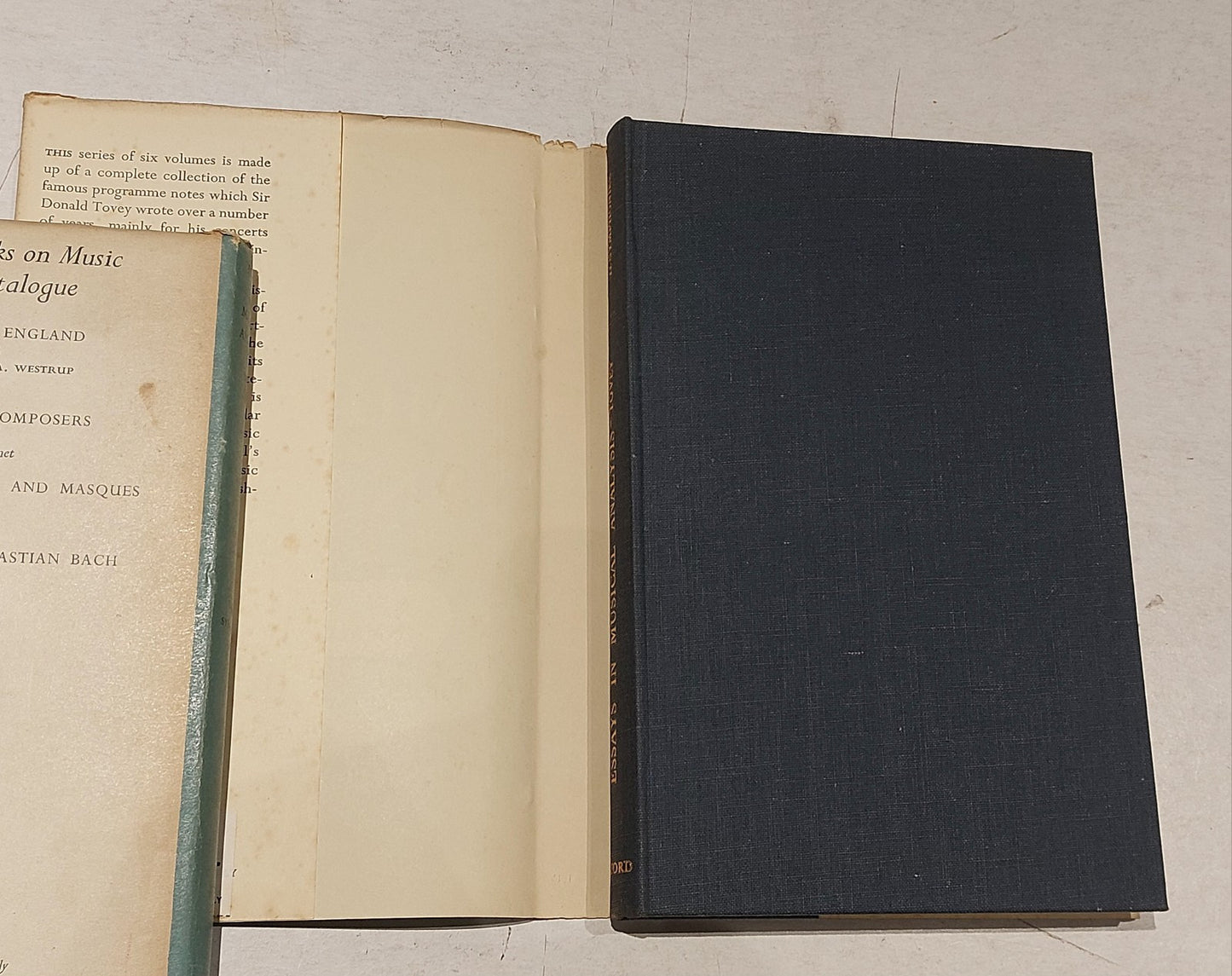 Essays In Musical Analysis By Donald Tovey (Vol  1 & 2) 1962 Books4