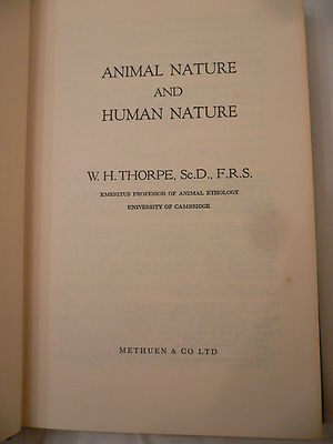 Animal Nature and Human Nature